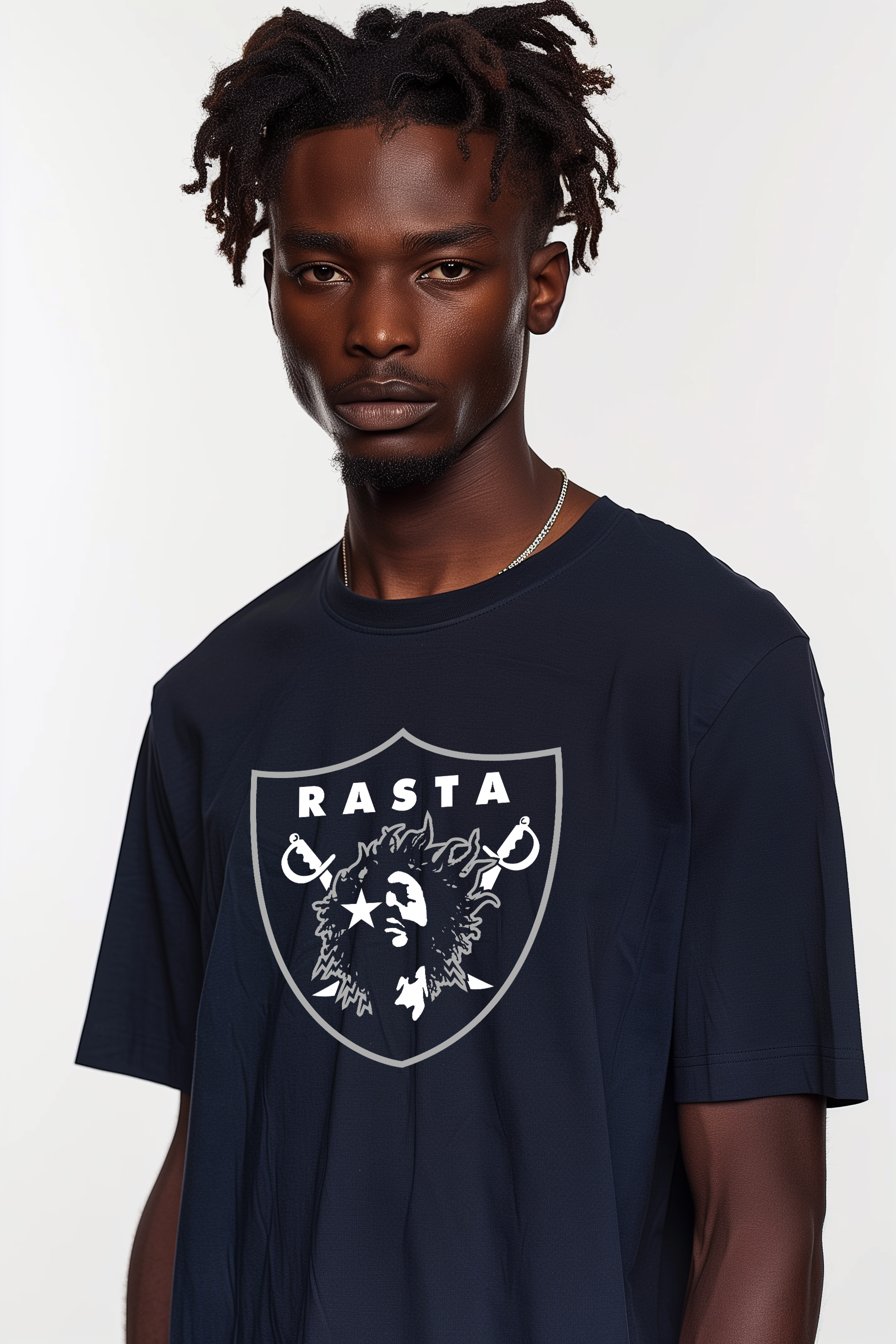 Rasta Raiders Black Tee